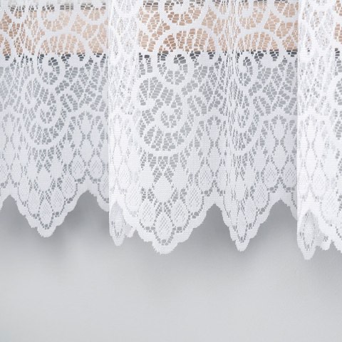 Firanka żakardowa na metry 001539 wysokość 180 cm kolor biały