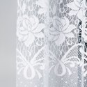 Firanka żakardowa 017480 wysokość 180 cm kolor biały
