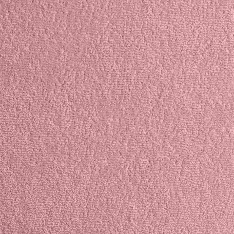 Prześcieradło frotte z gumką 220x200 cm kolor pudrowy