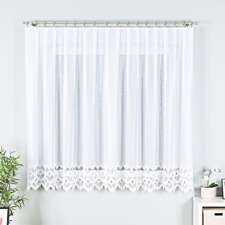 Firanka żakardowa 018989 wysokość 170 cm kolor biały