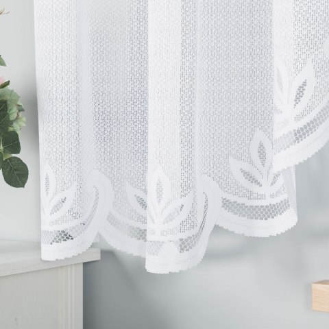 Firanka gotowa żakardowa POLA rozmiar 160x400 cm kolor biały