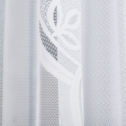 Firanka gotowa żakardowa POLA rozmiar 160x400 cm kolor biały