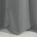 Jednokolorowa zasłona z miękkiej tkaniny RITA 140x250 cm kolor szary