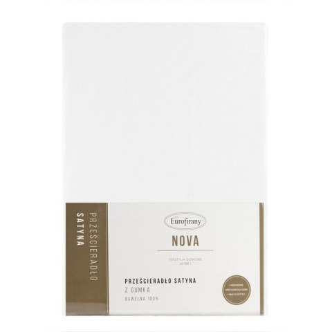PRZEŚCIERADŁO Z GUMKĄ NOVA3 140X200 CM, WYS.30 CM BIAŁY