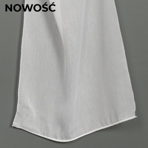 Firanka fantazyjna z ołowianką, wysokość 300cm, kolor 001 biały 318331/OLO/001/000300/1