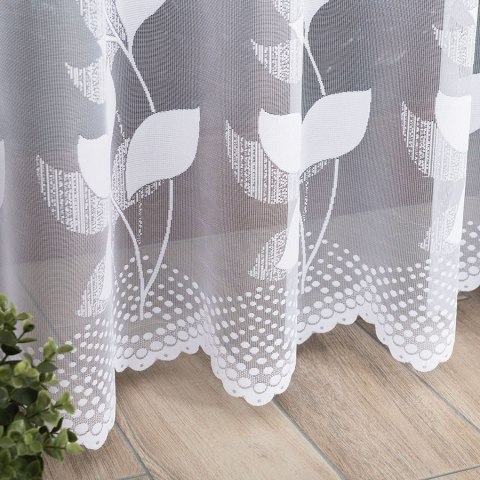 MARTYNA Firanka gotowa na prosto, szerokość 200 x wysokość 250cm, kolor 001 biały 023083/FBP/001/200250/1