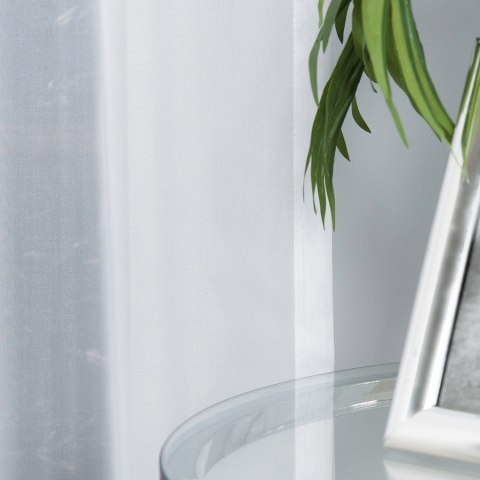 Woal trudnopalny z ołowianką, wysokość 305cm, kolor 001 biały 000101/FRE/001/000305/1