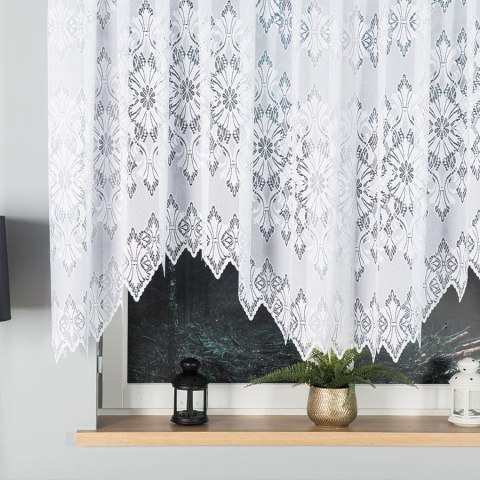 Firanka gotowa żakardowa EMILIA rozmiar 140x340 cm kolor biały