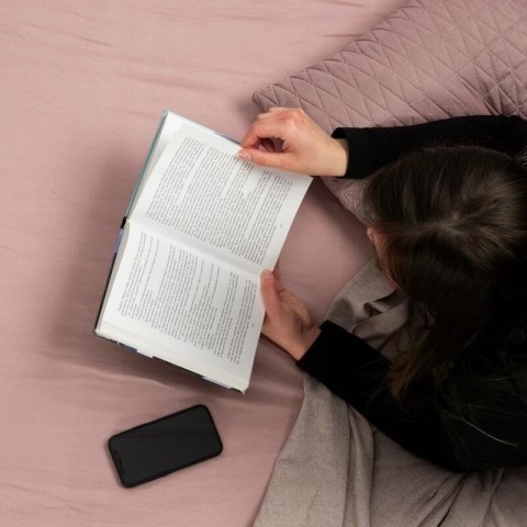 PRZEŚCIERADŁO NOVA 220X210 CM PUDROWY