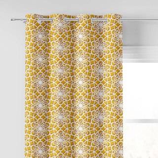 ABIGAIL 030 Tkanina dekoracyjna, typu TZ7030, szerokość 140cm, kolor 002 żółty TZ0030/TDM/002/140000/1