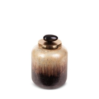 SZKLANA FIGURKA DEKORACYJNA GALA (02) (FI) 14X23 CM BRĄZOWY