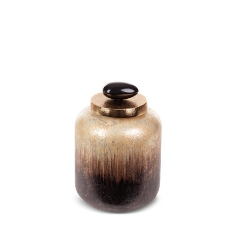 SZKLANA FIGURKA DEKORACYJNA GALA (02) (FI) 14X23 CM BRĄZOWY