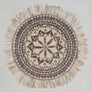 OBRAZ 501A 60X60 CM BEŻOWY