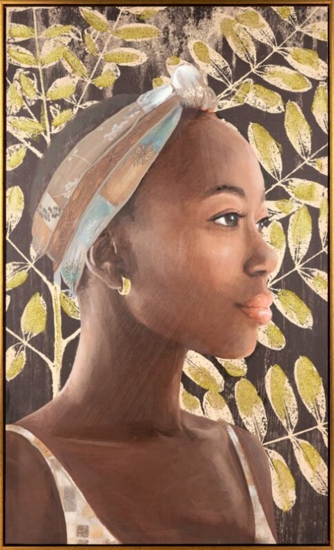 OBRAZ 517A 60X100 CM CZARNY