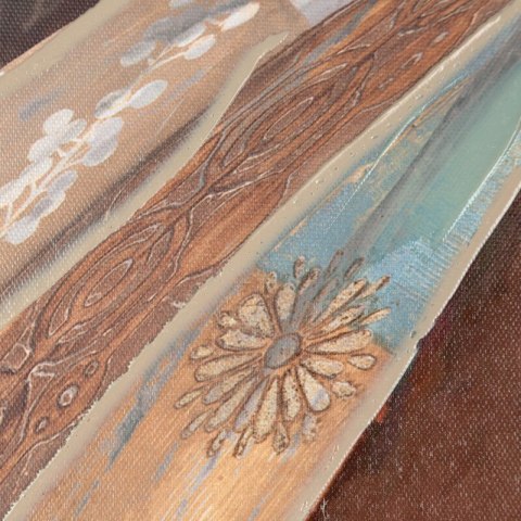 OBRAZ 517A 60X100 CM CZARNY