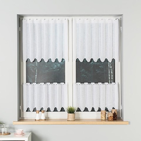 Zazdrostka fantazyjna panelowa na metry wysokość 60 cm kolor biały