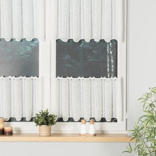 Zazdrostka haftowana panelowa na metry wysokość 40 cm kolor kremowy