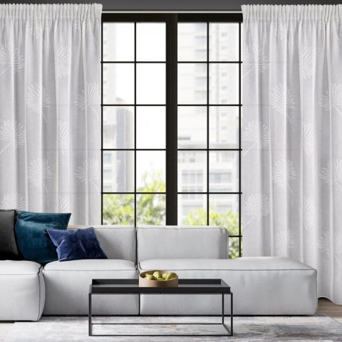 FIRANA GOTOWA JANE NA TAŚMIE 140X270 CM BIAŁY