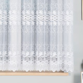 Firanka żakardowa na metry 018960 wysokość 160 cm kolor biały