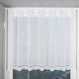 Zazdrostka haftowana na metry wysokość 60 cm kolor biały