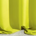 Jednokolorowa zasłona z miękkiej tkaniny RITA 140x250 cm kolor jasnozielony