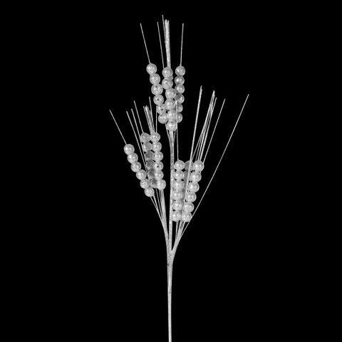 GAŁĄZKA ŚWIĄTECZNA DEKORACYJNA 73 38X20 CM SREBRNY