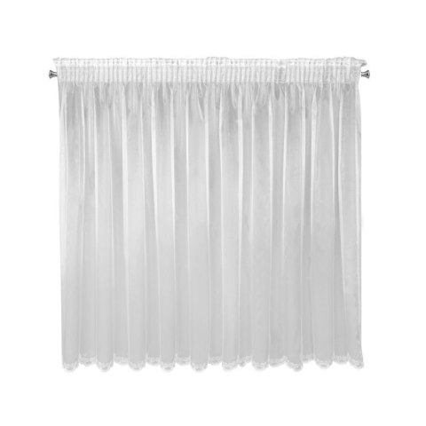 FIRANA GOTOWA ELIZA NA TAŚMIE 300X145 CM BIAŁY