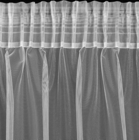 FIRANA GOTOWA ELIZA NA TAŚMIE 300X145 CM BIAŁY