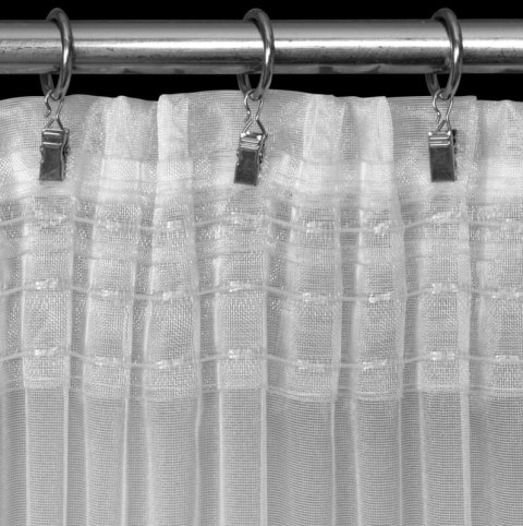 FIRANA GOTOWA ELIZA NA TAŚMIE 300X145 CM BIAŁY