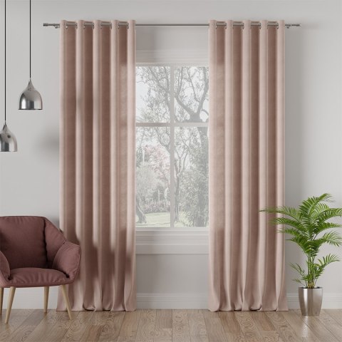 MILAS Tkanina dekoracyjna, wysokość 290cm, kolor 359 pastelowy łososiowy MILAS0/000/359/000290/1