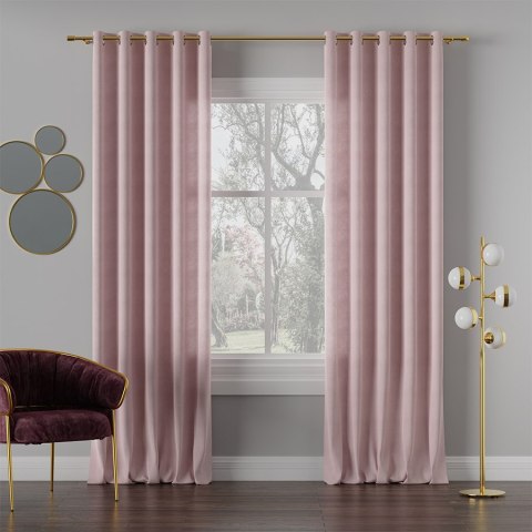 MILAS Tkanina dekoracyjna, wysokość 290cm, kolor 445 ciemny pastelowy różowy MILAS0/000/445/000290/1