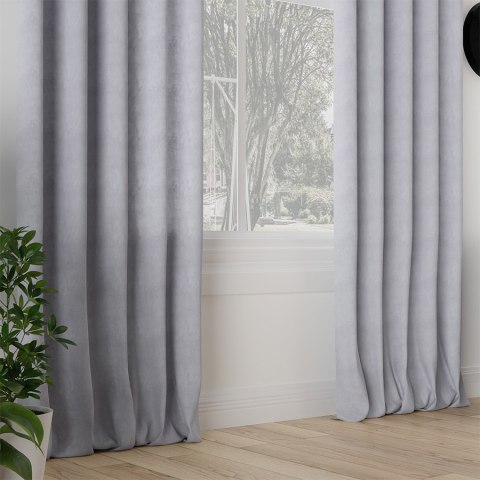 MILAS Tkanina dekoracyjna, wysokość 290cm, kolor 448 pastelowy szary MILAS0/000/448/000290/1