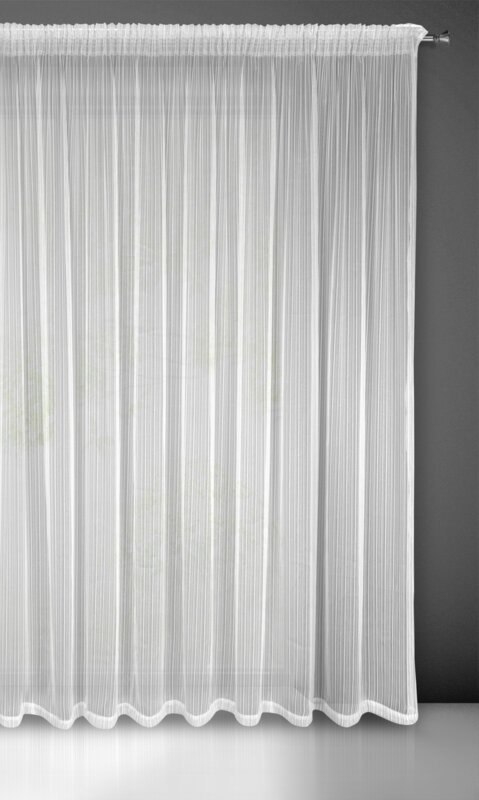 FIRANA GOTOWA NOELIA NA TAŚMIE 300X270 CM BIAŁY