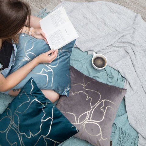 Poszewka welwetowa BLINK 45x45 cm kolor granatowy