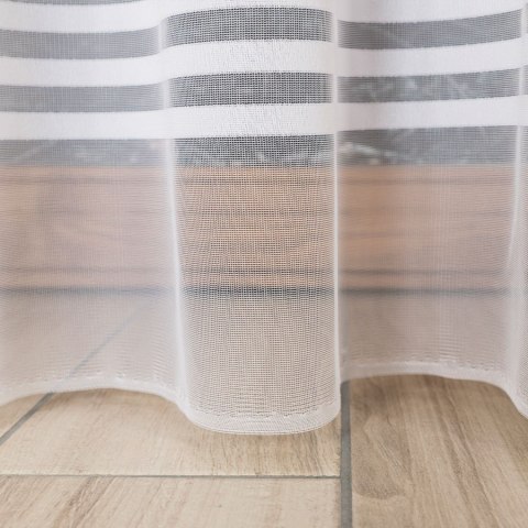 KALINA Firanka żakardowa gotowa, szerokość 300 x wysokość 250cm, kolor 001 biały 000382/FBP/001/300250/1