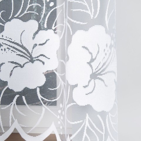 Firanka gotowa żakardowa GRACJANA rozmiar 160x300 cm kolor biały