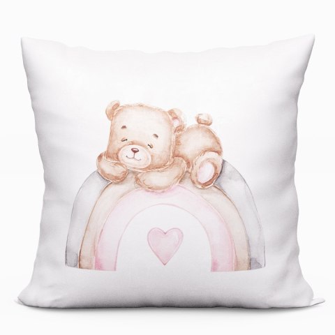 MISIACZEK Poszewka dekoracyjna VELVET, 40x40cm, kolor 001 biały P00109/POP/001/040040/1