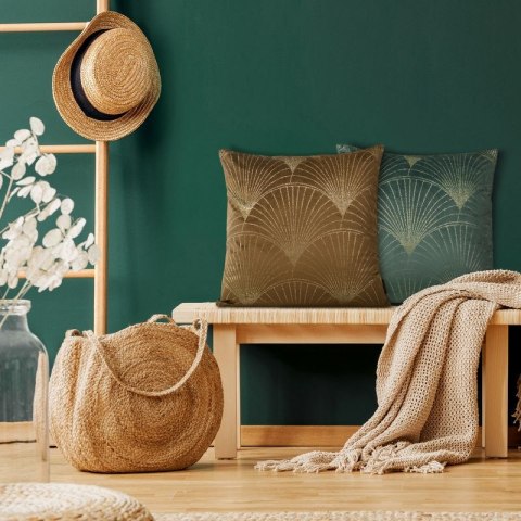 Poszewka welwetowa BLINK 45x45 cm kolor granatowy