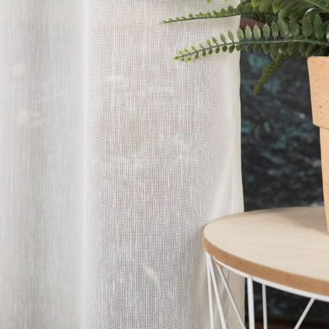 Firanka fantazyjna z ołowianką, wysokość 300cm, kolor 001 biały 318331/OLO/001/000300/1