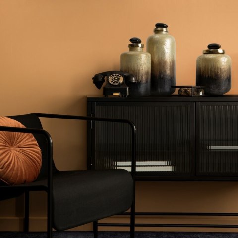 SZKLANA FIGURKA DEKORACYJNA GALA (03) (FI) 13X34 CM BRĄZOWY