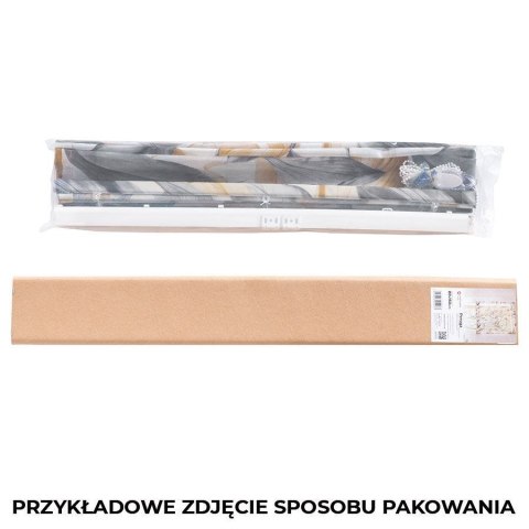 Lino, roleta rzymska półprzezroczysta, szerokość 100 cm x wysokość 160cm, kolor 001 biały, 036148 P00096/RZY/001/100160/1