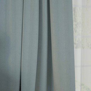 NOBLE Tkanina dekoracyjna typu blackout, wysokość 280cm, kolor 688 szaroniebieski NOBLE0/813/688/000280/1