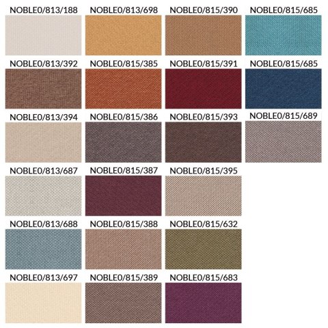 NOBLE Tkanina dekoracyjna typu blackout, wysokość 280cm, kolor 688 szaroniebieski NOBLE0/813/688/000280/1