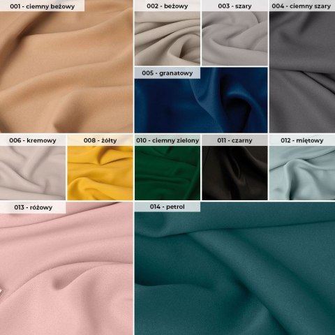 DONA Tkanina dekoracyjna blackout, wysokość 300cm, kolor 008 żółty DONA00/TDP/008/300000/1