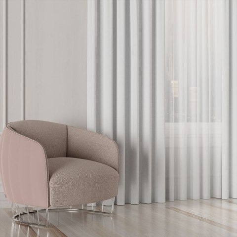 IBIZA Tkanina dekoracyjna, wysokość 300cm, kolor 001 biały 027823/TDP/001/000300/1