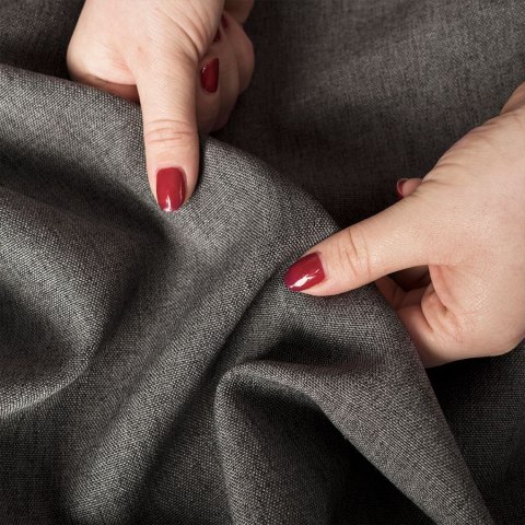 IBIZA Tkanina dekoracyjna, wysokość 300cm, kolor 009 ciemny szary 027823/TDP/009/000300/1