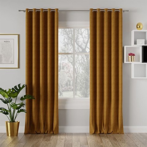 MILAS Tkanina dekoracyjna, wysokość 290cm, kolor 013 ciemny oliwkowy MILAS0/000/013/000290/1