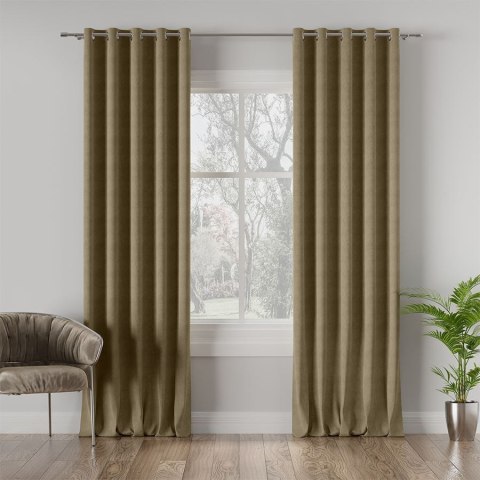 MILAS Tkanina dekoracyjna, wysokość 290cm, kolor 017 khaki MILAS0/000/017/000290/1