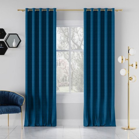 MILAS Tkanina dekoracyjna, wysokość 290cm, kolor 037 ciemny niebieski MILAS0/000/037/000290/1