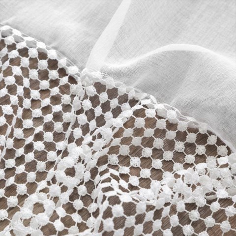 FIRANA GOTOWA GRACE 135X250 CM BIAŁY